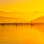 Sailboats Golden Sunset Fethiye Turkey