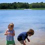 Young explorers, Peconic Bay, Long Island NY