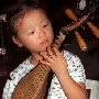 China-Girl playing mandolin