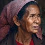 Hanoi Vietnam. Old woman