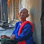 Angkhor Wat. Holy man