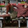 Bangkok, Thailand. man resting