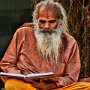 Jaipur, India. Brahman Holy man